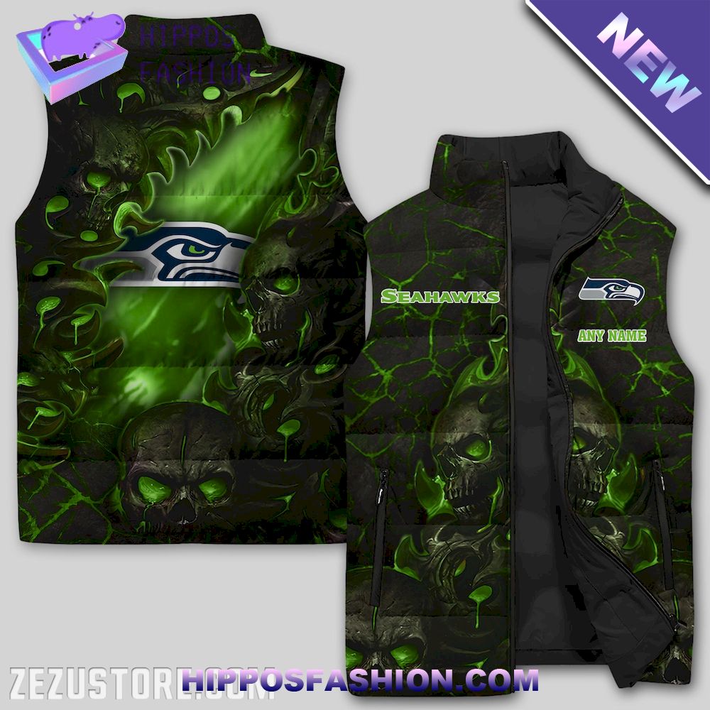 Seattle Seahawks NFL Premium Sleeveless Jacket
