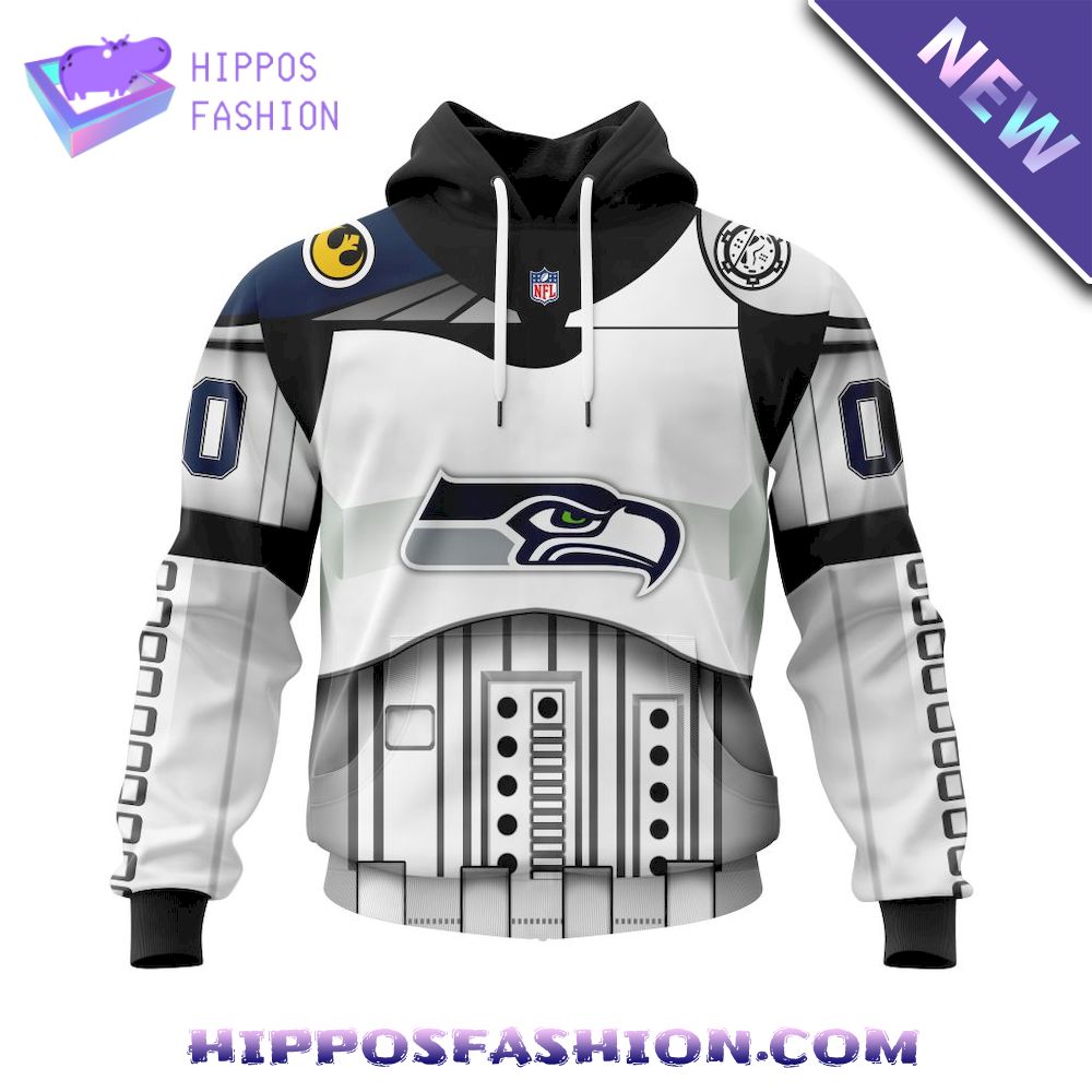Seattle Seahawks Star Wars May The th Be With You Personalized Hoodie D