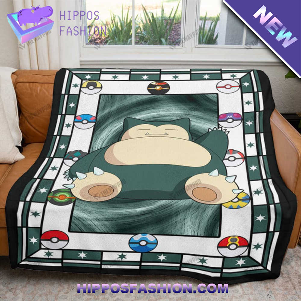 Snorlax Custom Soft Blanket