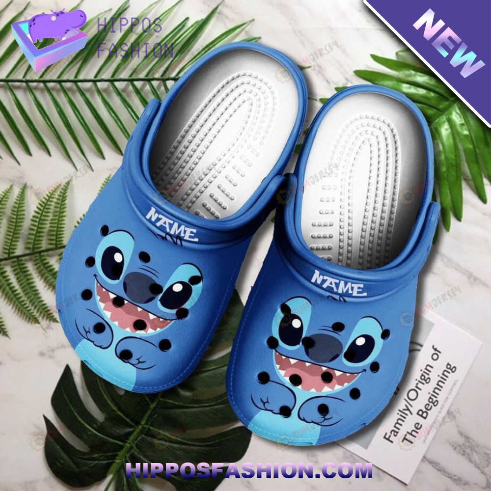 Stitch Custom Name Crocs Crocband Clog