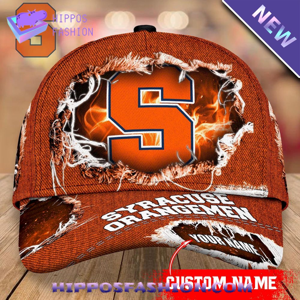 Syracuse Orange Custom Name Baseball Cap