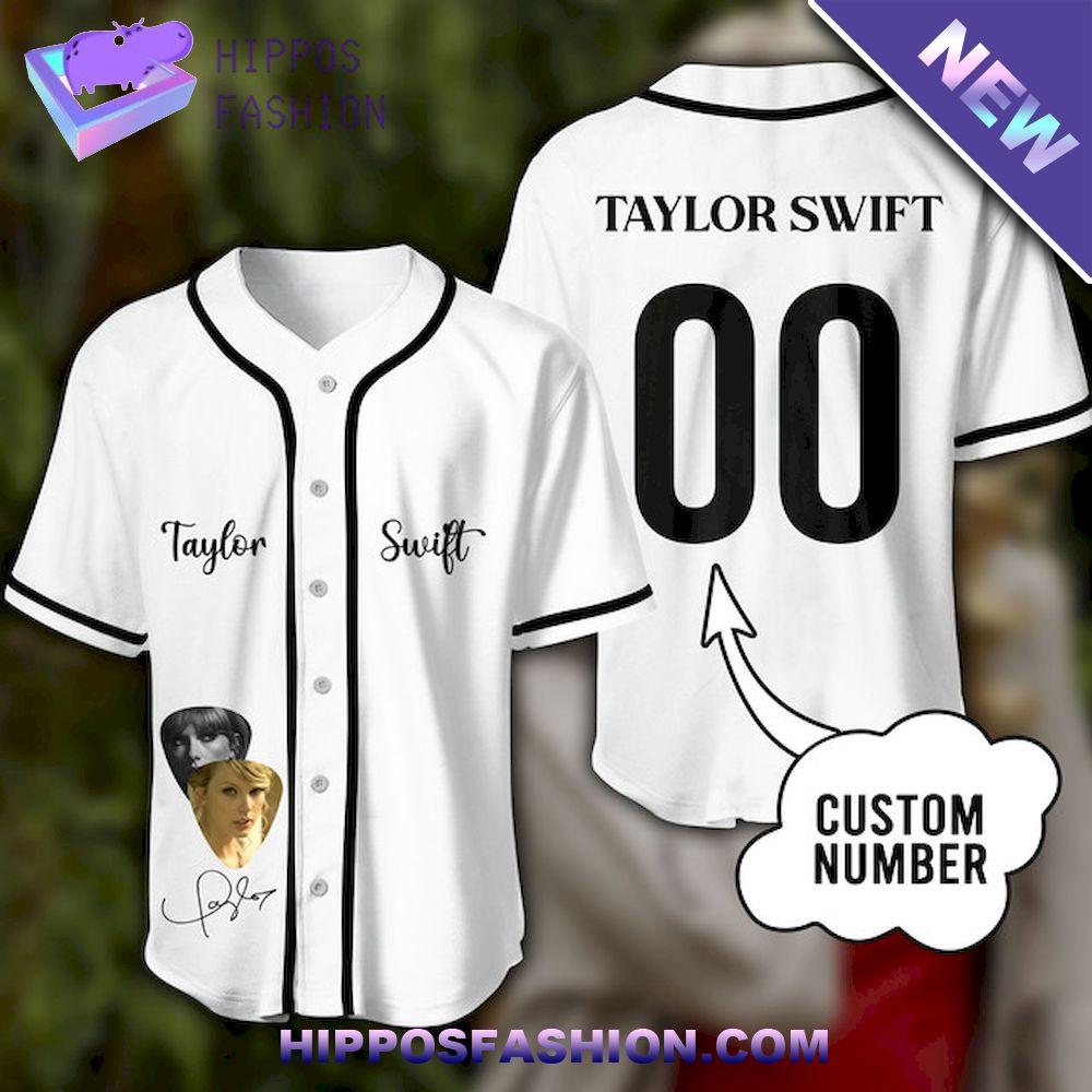 Taylor Swift Custom Name Baseball Jersey