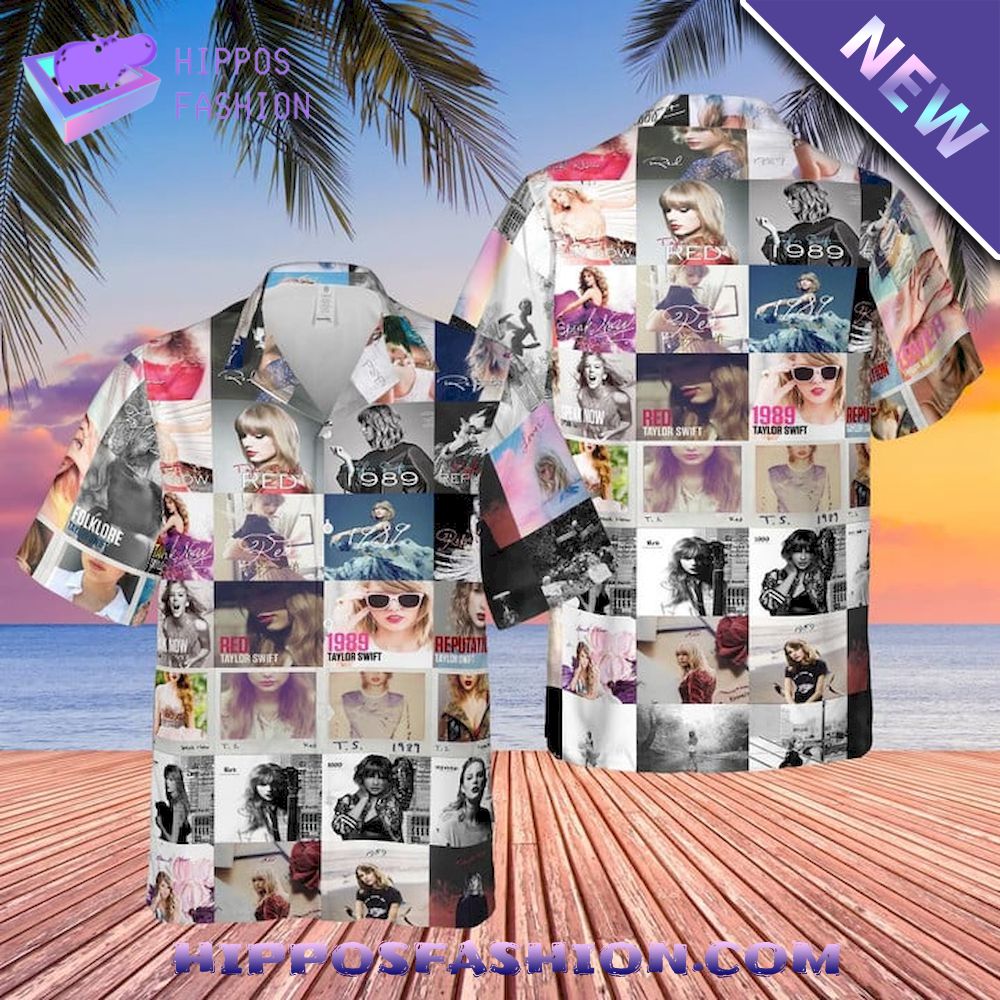 Taylor Swift Funny Album Hawaiian Shirt