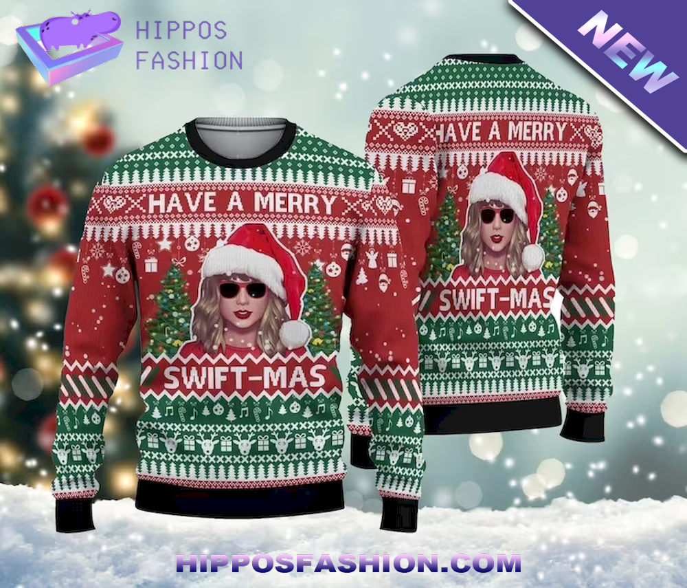 Taylor Swift Have A Merry Christmas Ugly Sweater