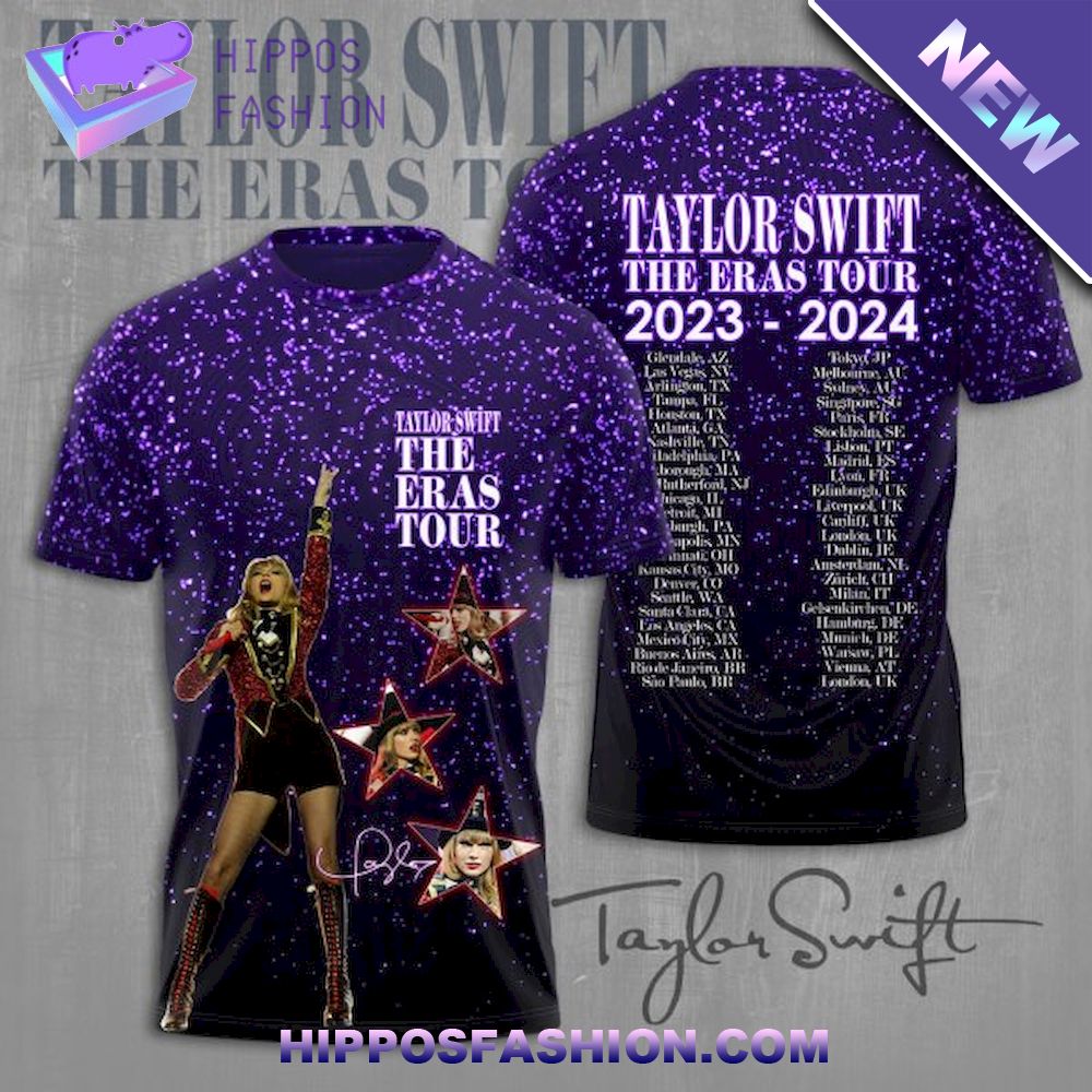 Taylor Swift The Eras Tour T Shirt D
