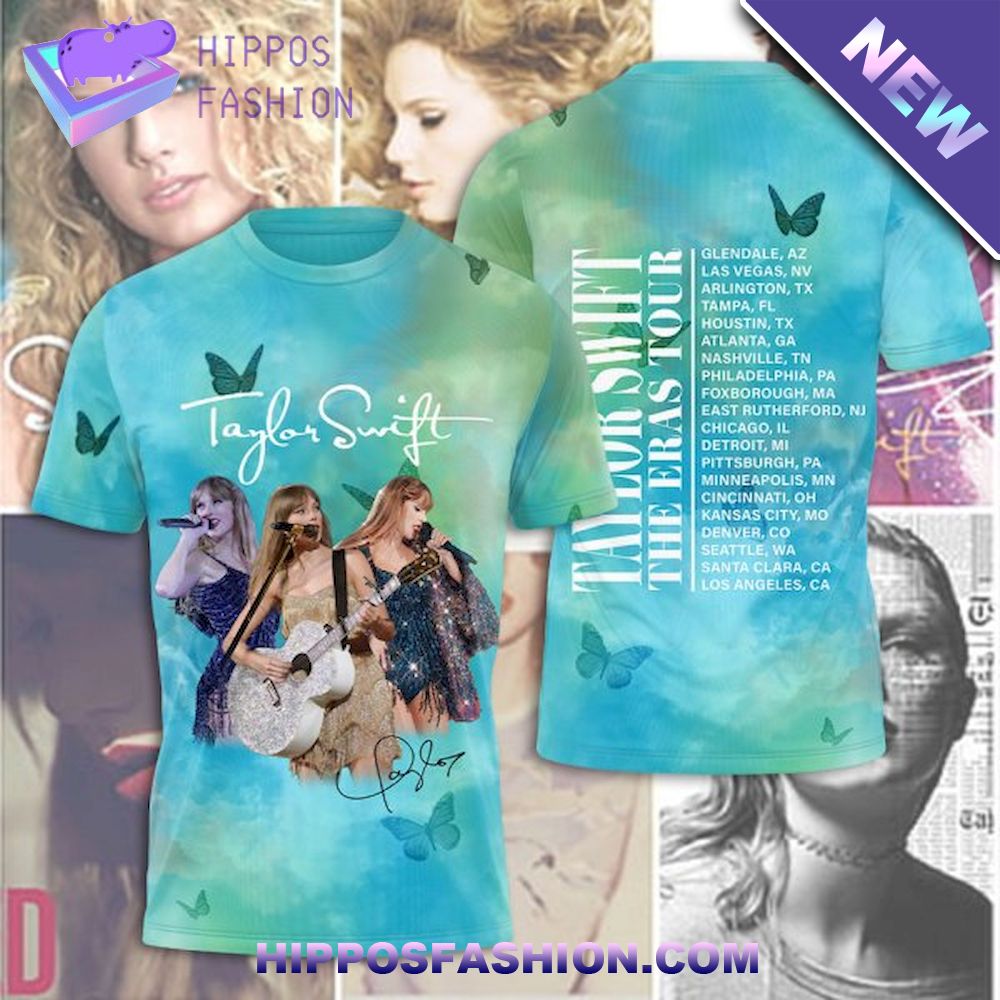 Taylor Swift The Eras Tour Butterfly T-Shirt 3D