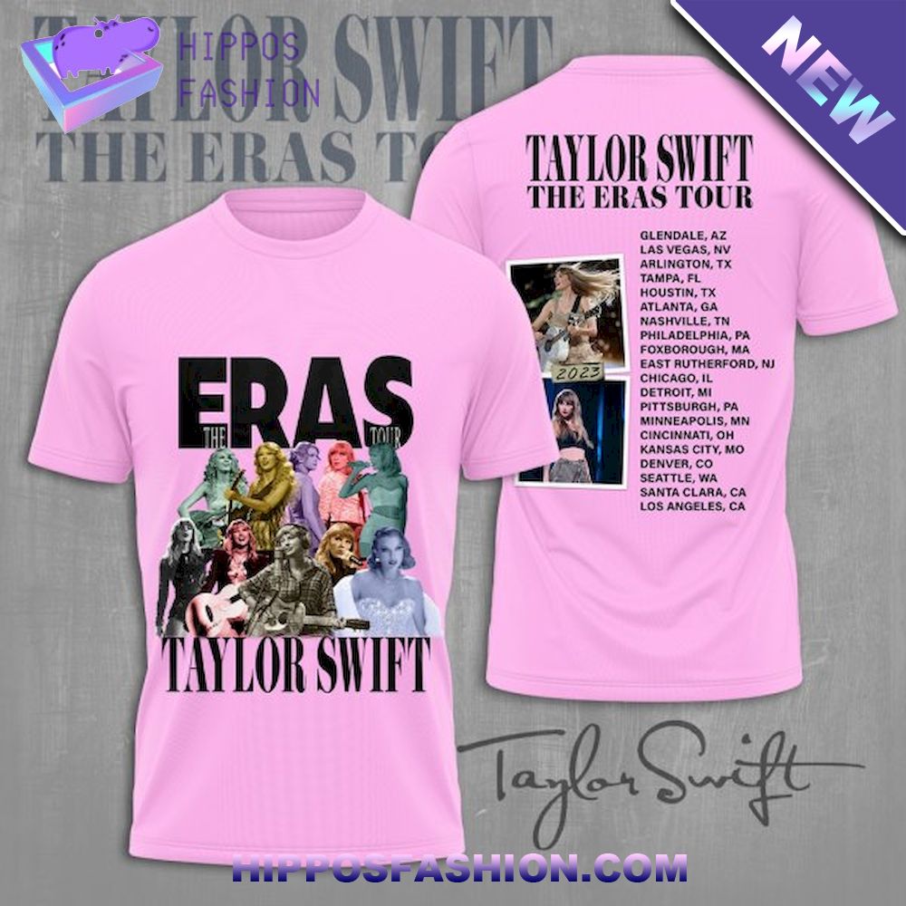 Taylor Swift The Eras Tour Girl Pink T Shirt D