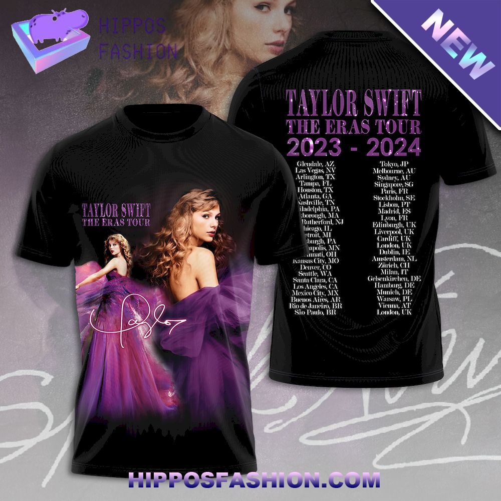 Taylor Swift The Eras Tour World 2023 2024 T-Shirt 3D
