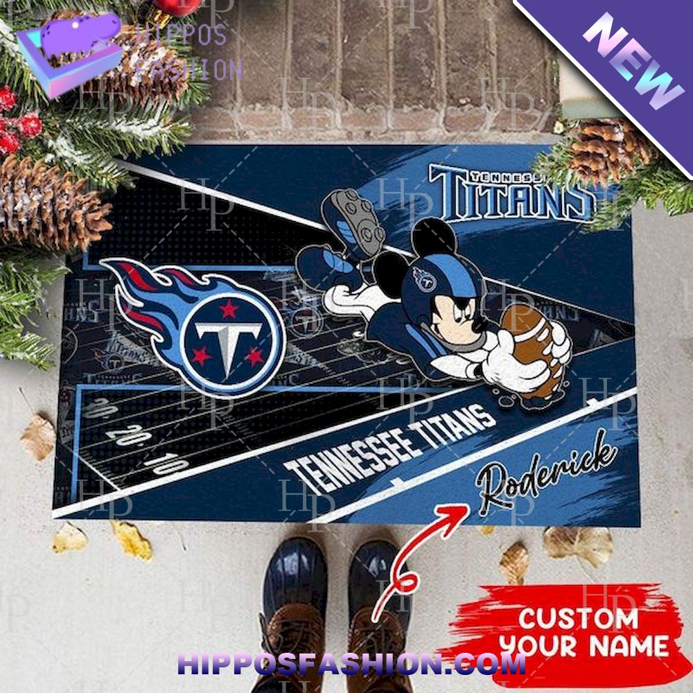 Tennessee Titans NFL Personalized Door Mat