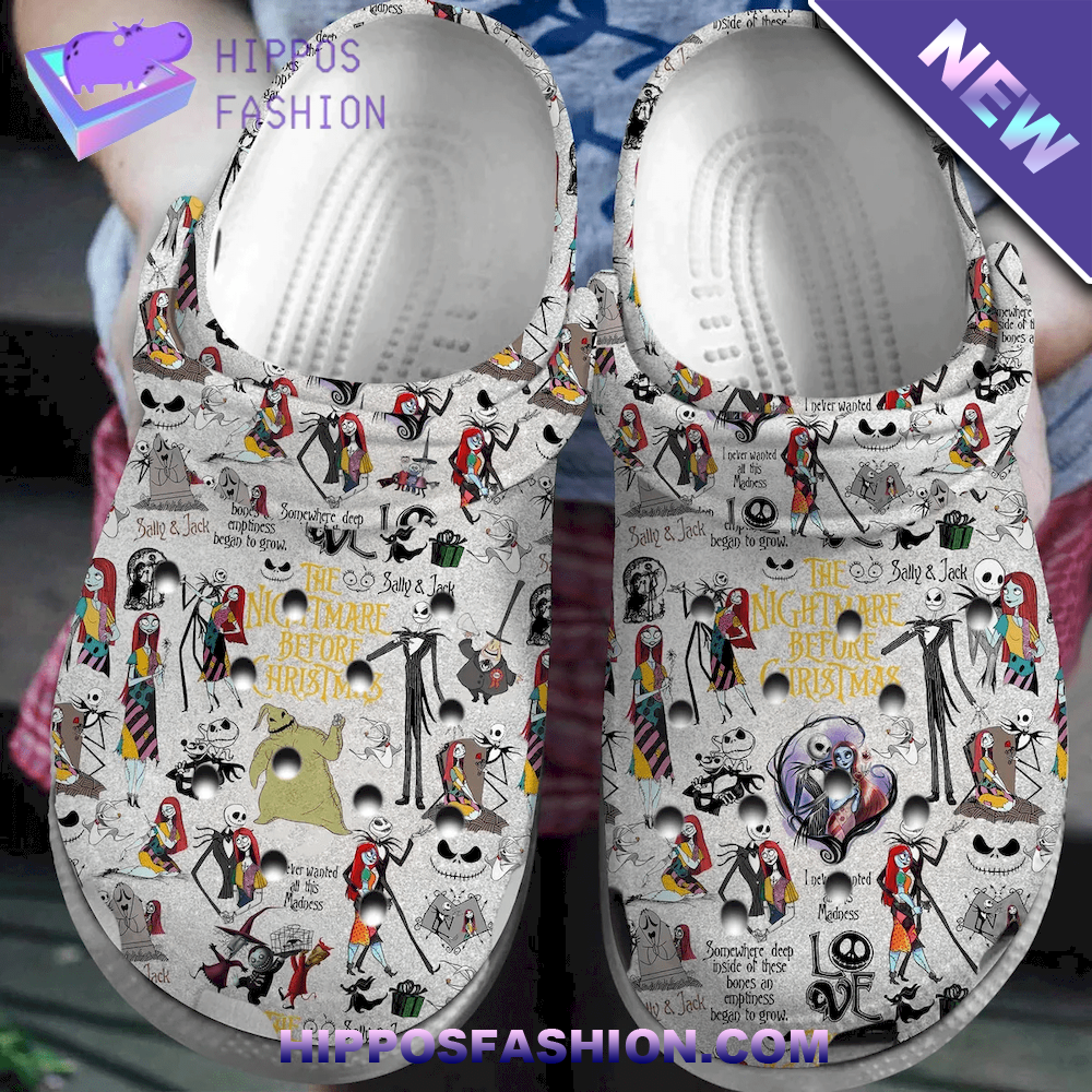 The Nightmare Before Christmas Style Clogband Crocs Shoes