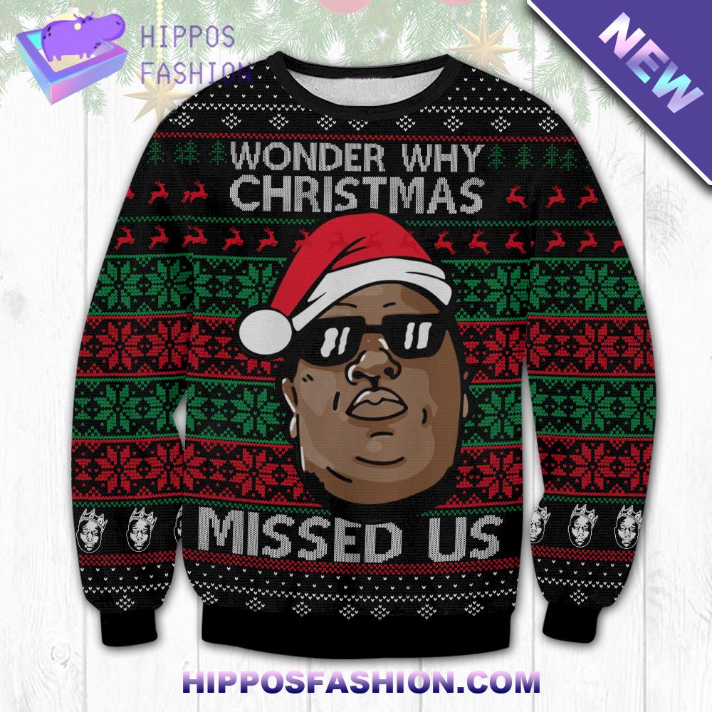 The Notorious Big Ugly Christmas Sweater