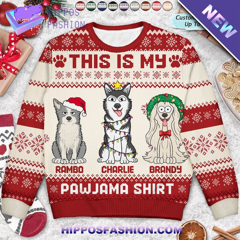 This Is My Pawjama Shirt Unisex Ugly Sweater