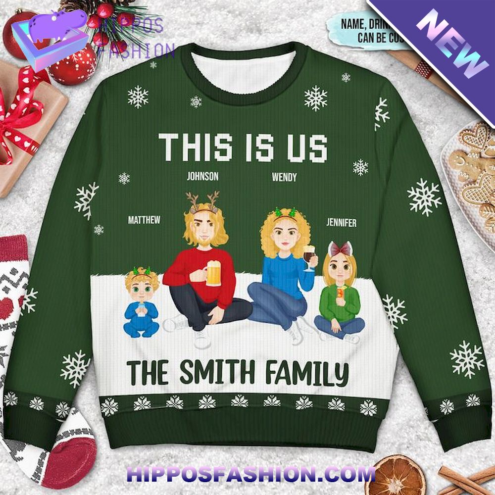 This Is Us Christmas Gift For Family D Ugly Sweater