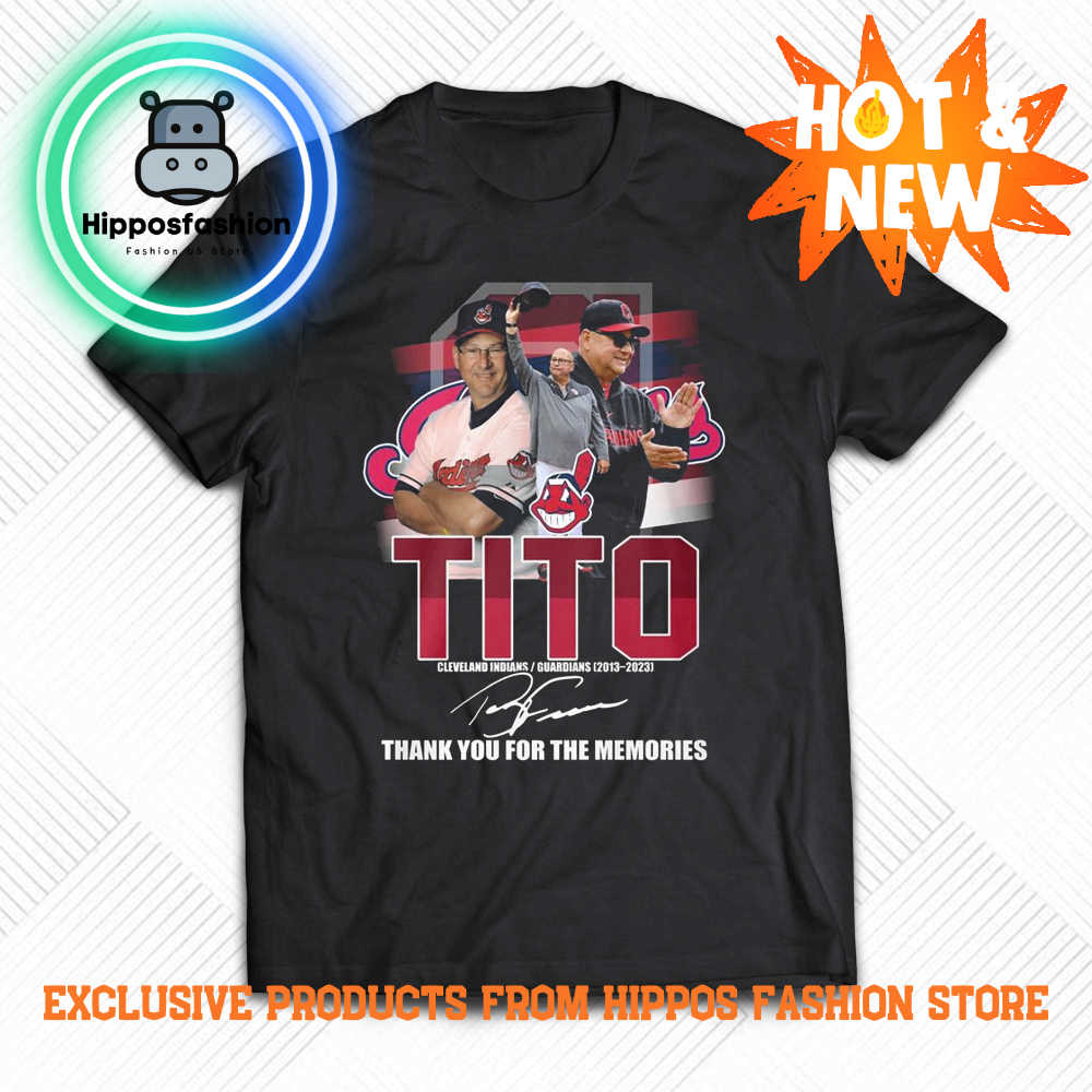 Tito Cleveland Indians Guardians CACC Thank You For The Memories T shirt bjxKO.jpg