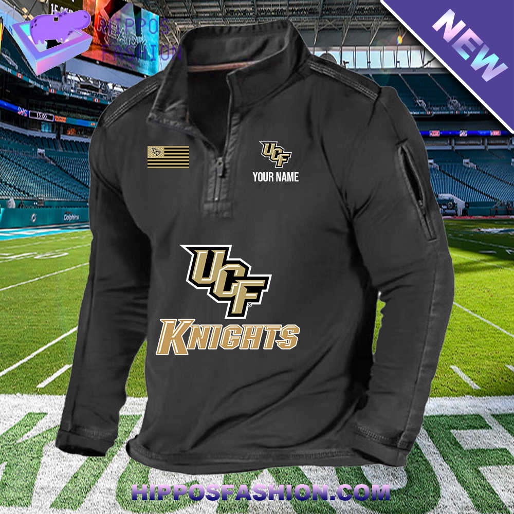 UFC Knights Logo Personalized 1/2 Zip Waffle Top