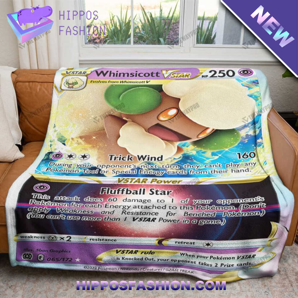 Whimsicott VSTAR 2022 Custom Soft Blanket