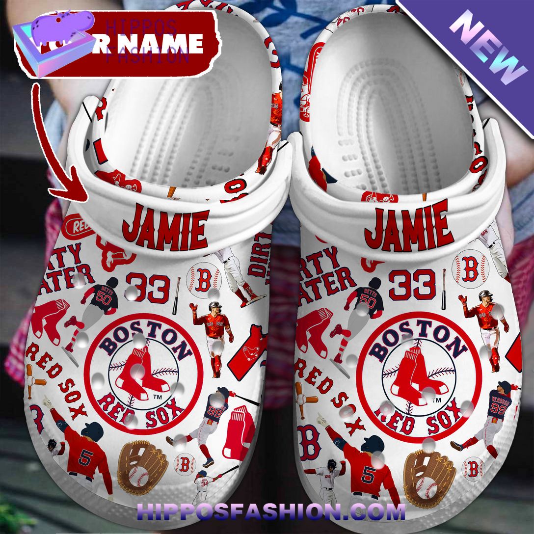 boston red sox custom name clogband crocs shoes NtKqZ.jpg