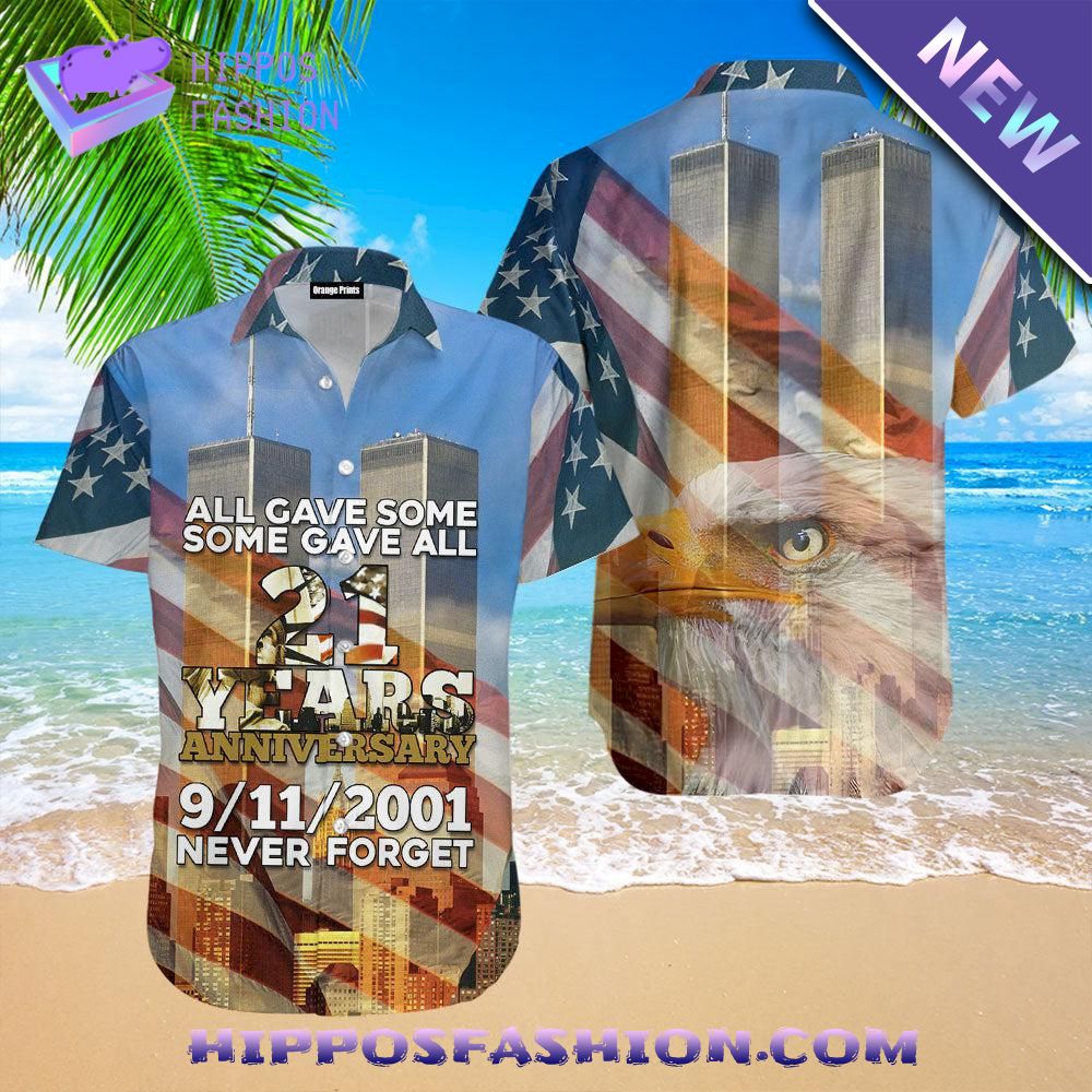 911 Never Forget Patriot Day Aloha Hawaiian Shirt