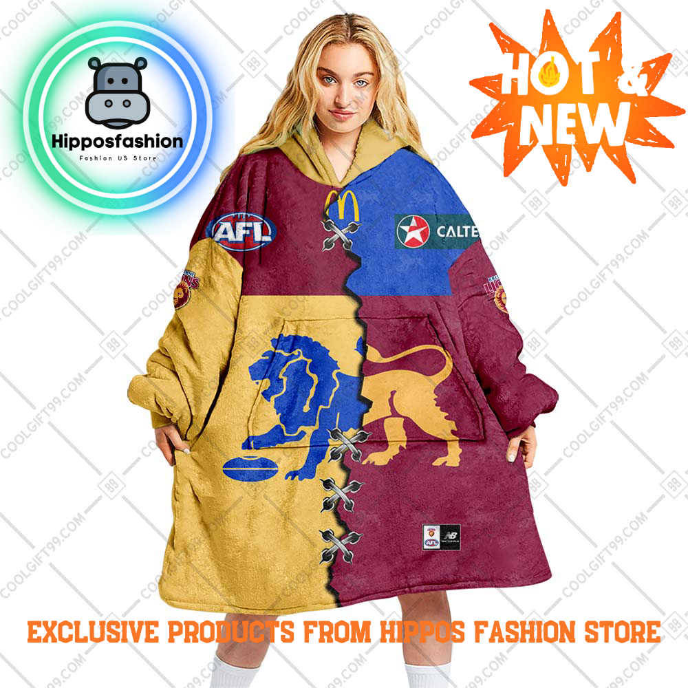 AFL Brisbane Lions Special Personalized Blanket Hoodie