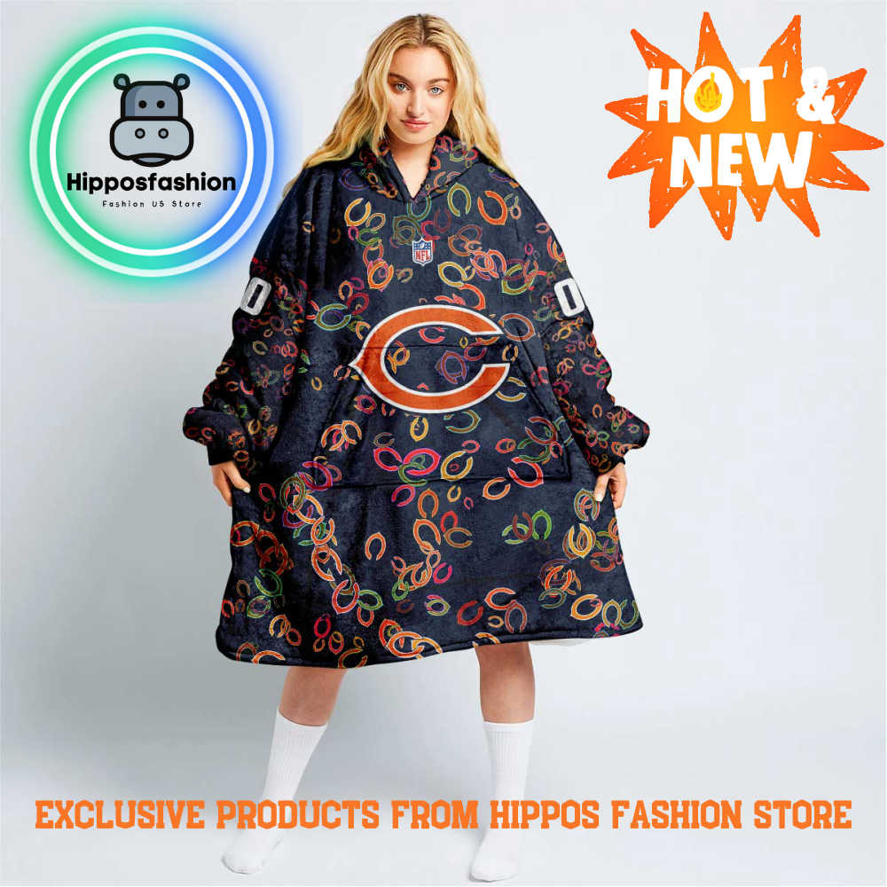 AFL Chicago Bears Personalized Blanket Hoodie qnVY.jpg