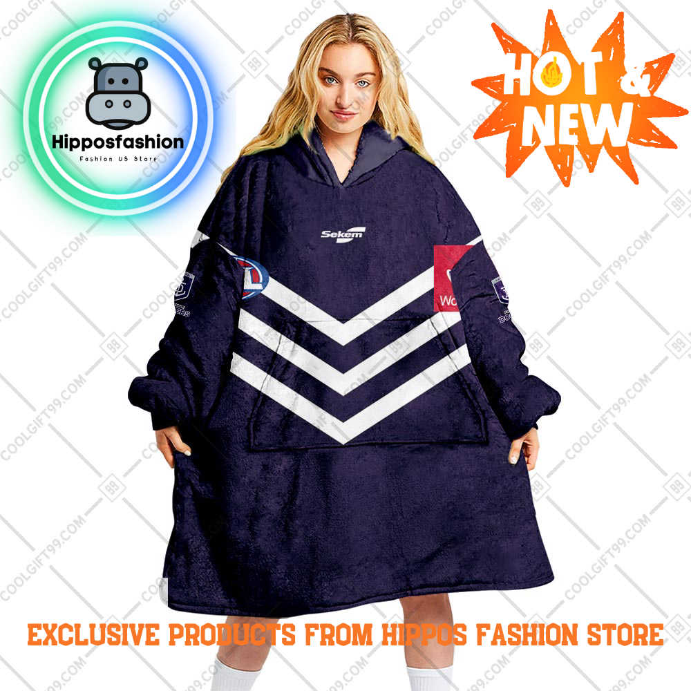 AFL Fremantle Dockers Style Personalized Blanket Hoodie