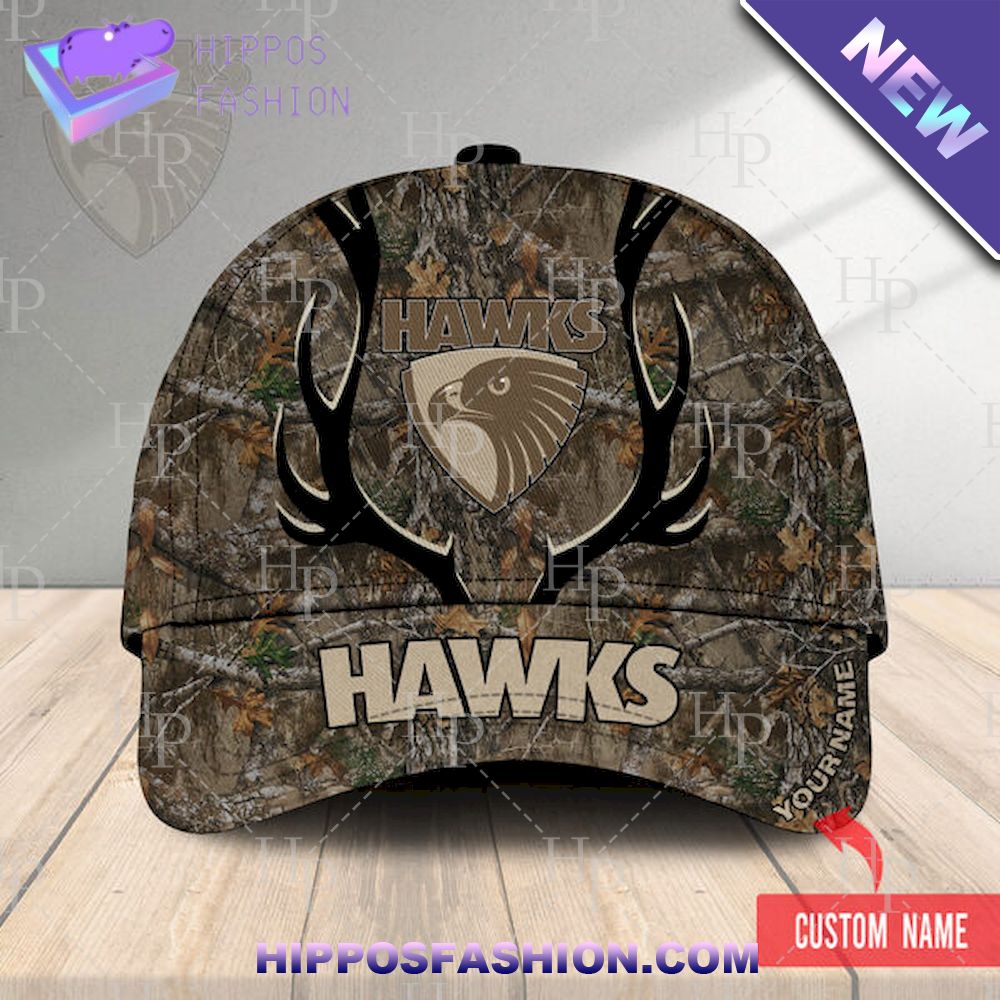 AFL Hawthorn Hawks Personalized Baseball Cap