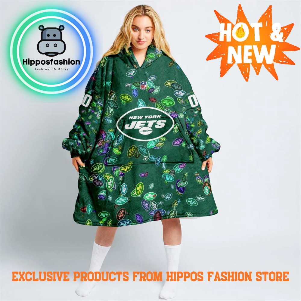 AFL New York Jets Personalized Blanket Hoodie shWki.jpg