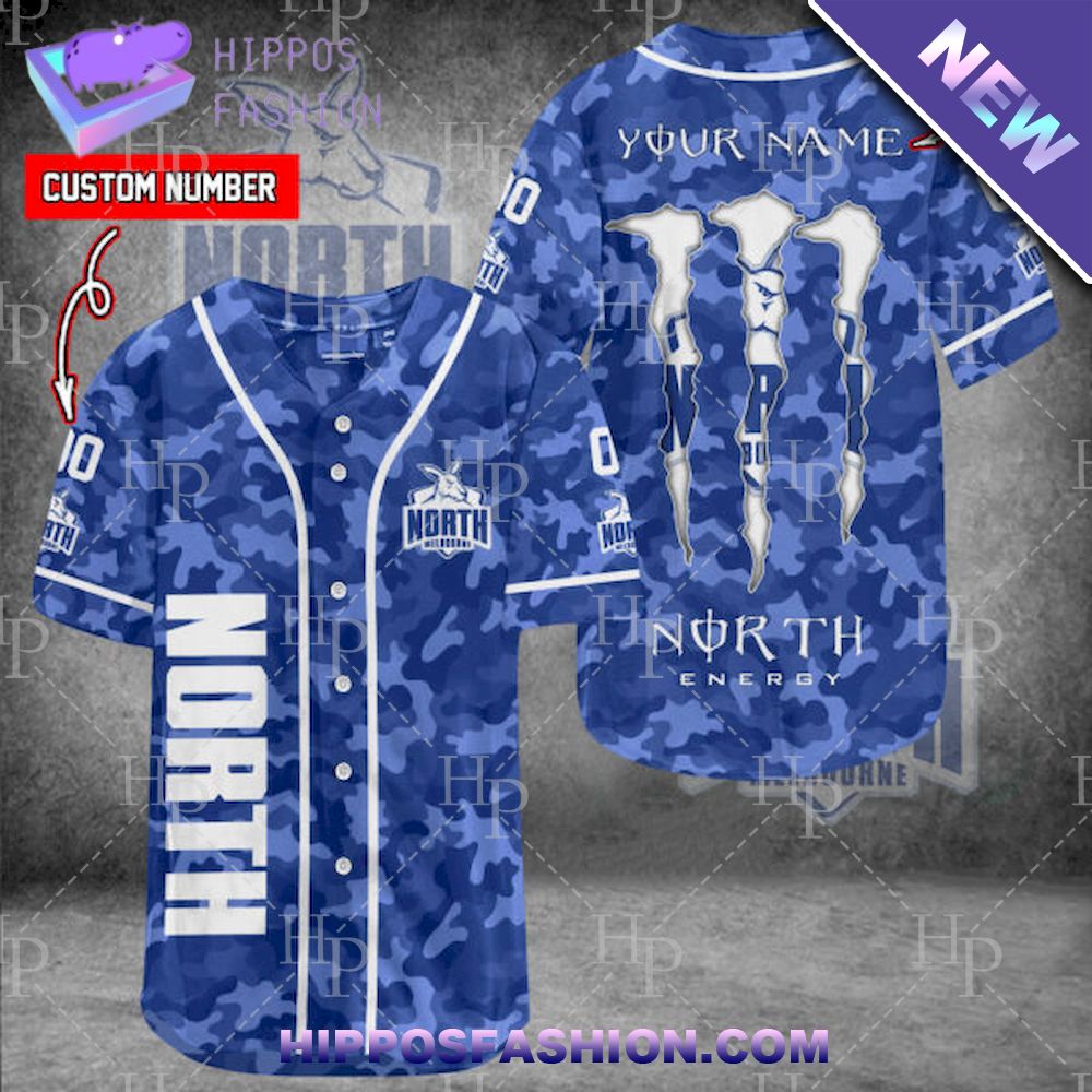 AFL North Melbourne Personalized Baseball Jersey