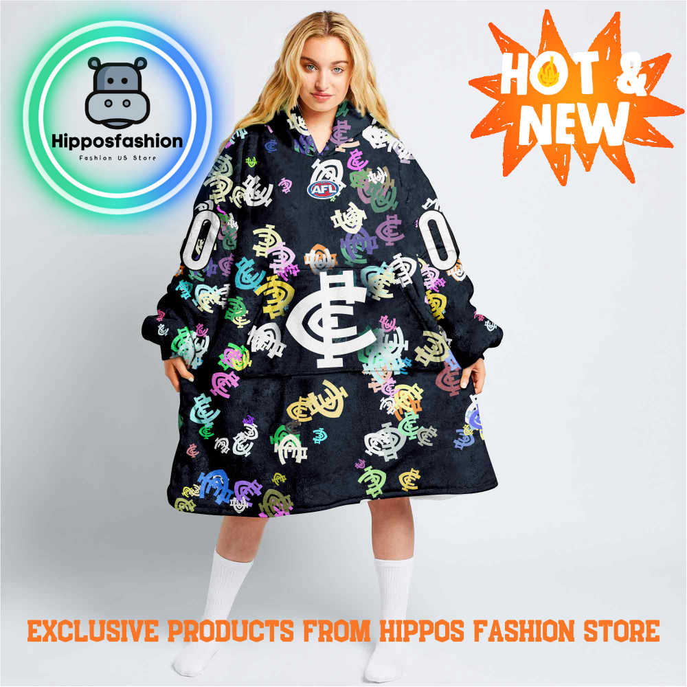 AFL Pt Carlton Personalized Blanket Hoodie yUWhI.jpg