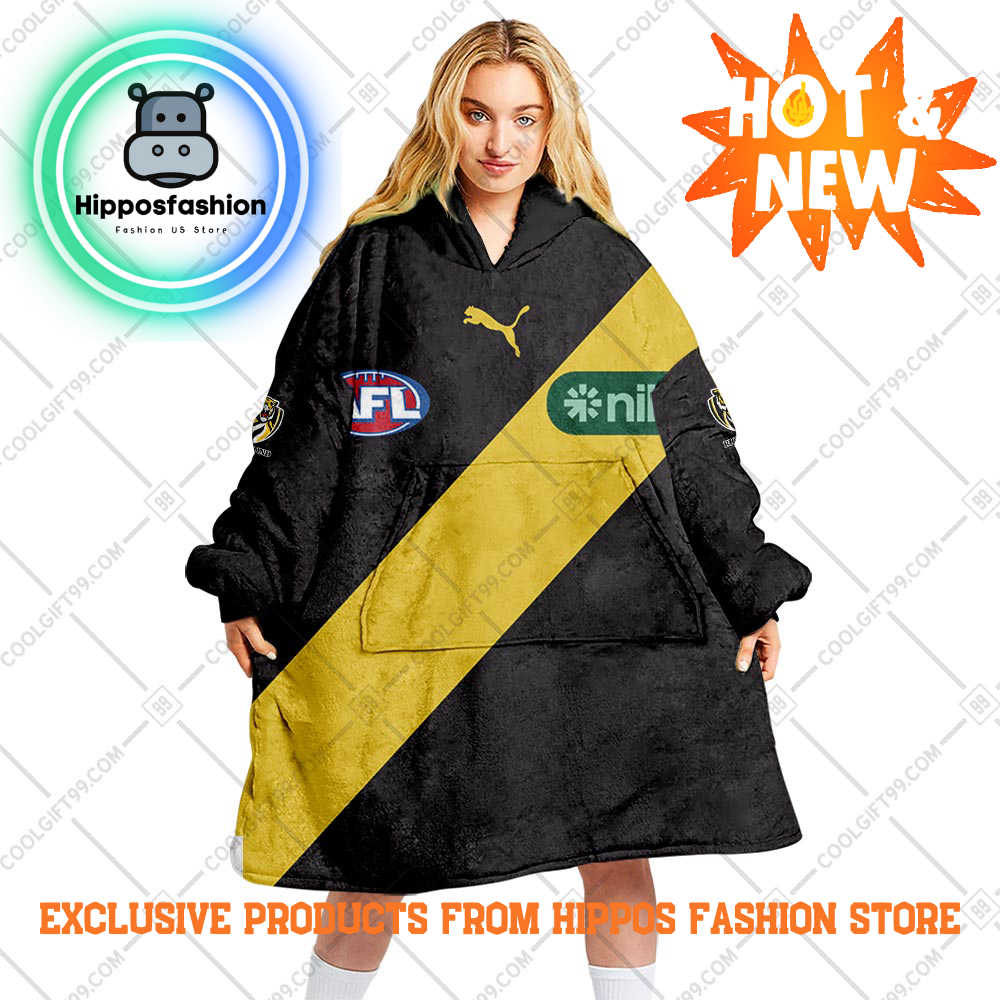 AFL Richmond Tigers Style Personalized Blanket Hoodie ID.jpg
