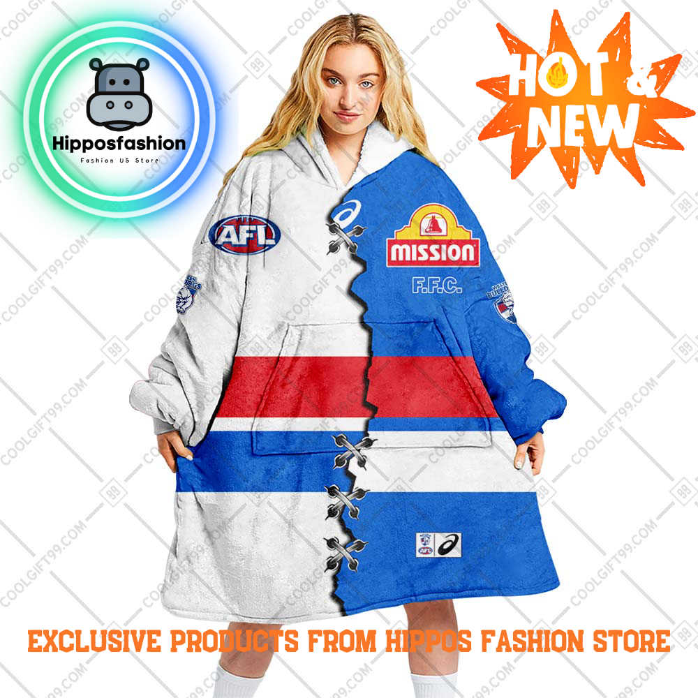 AFL Western Bulldogs Special Personalized Blanket Hoodie