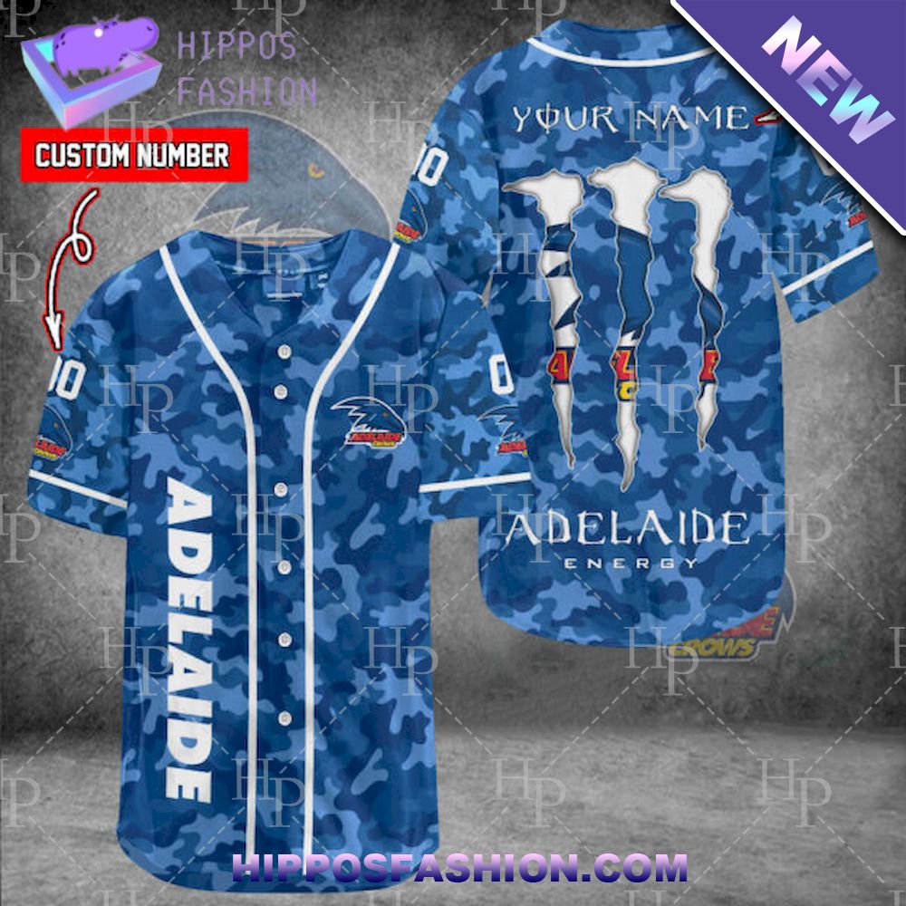 Adelaide Crows AFL Eagles Personalized Baseball Jersey