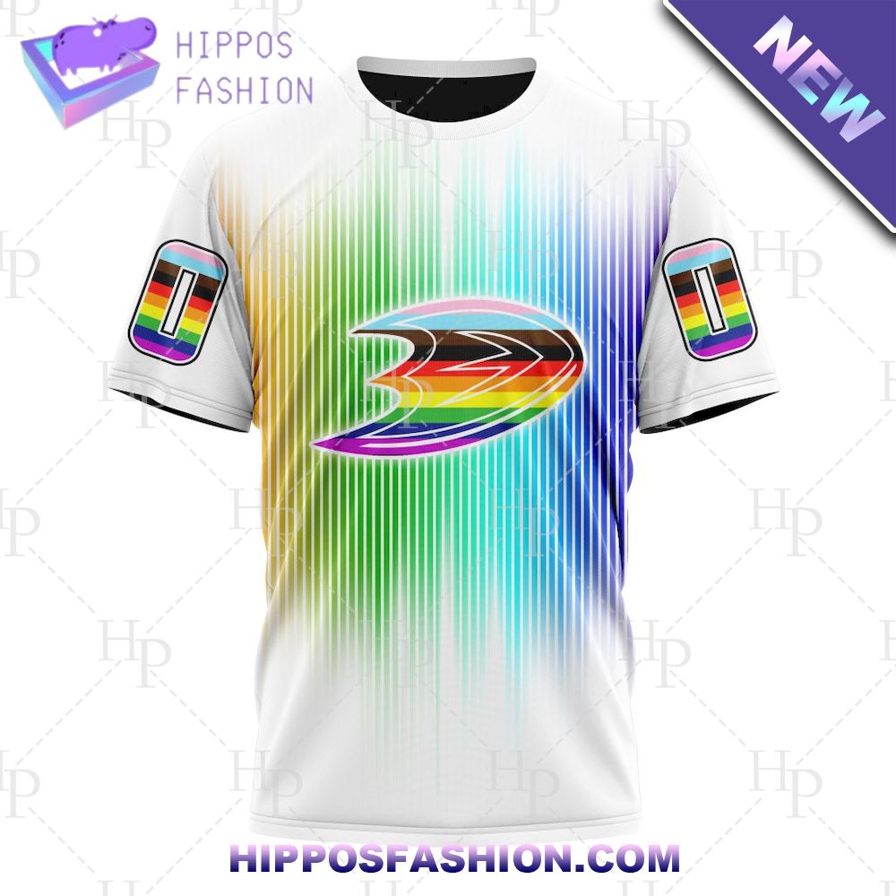 Anaheim Ducks NHL Special For Pride Month Personalized Tshirt