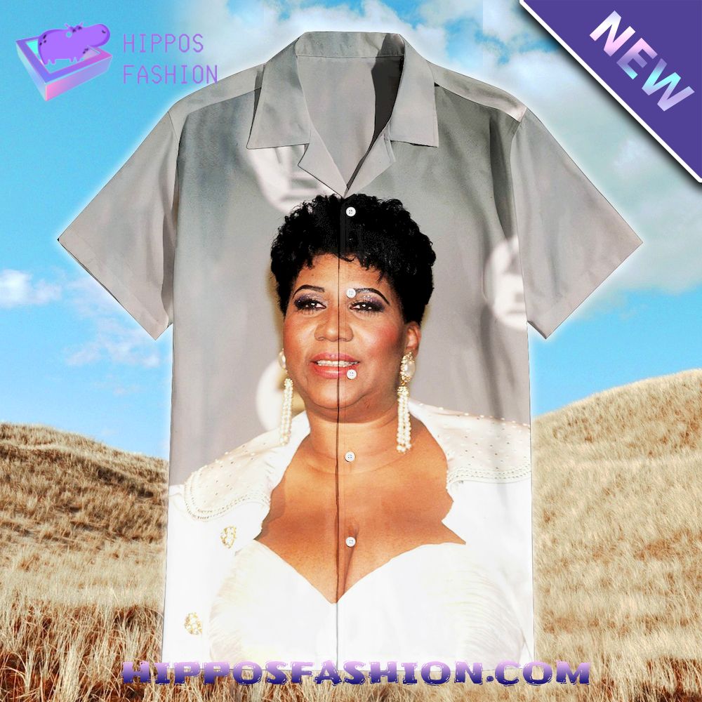 Aretha Franklin Hawaiian shirt 3D