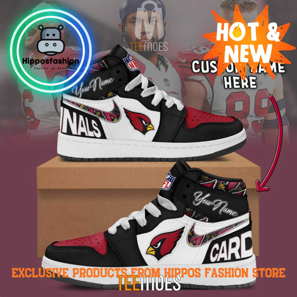Arizona Cardinals Customized Air Jordan Sneakers Shoes bRb.jpg