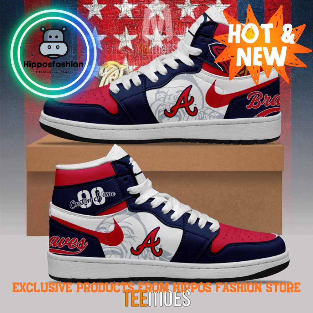 Atlanta Braves MLB Customized Air Jordan Sneakers Shoes HvSrA.jpg