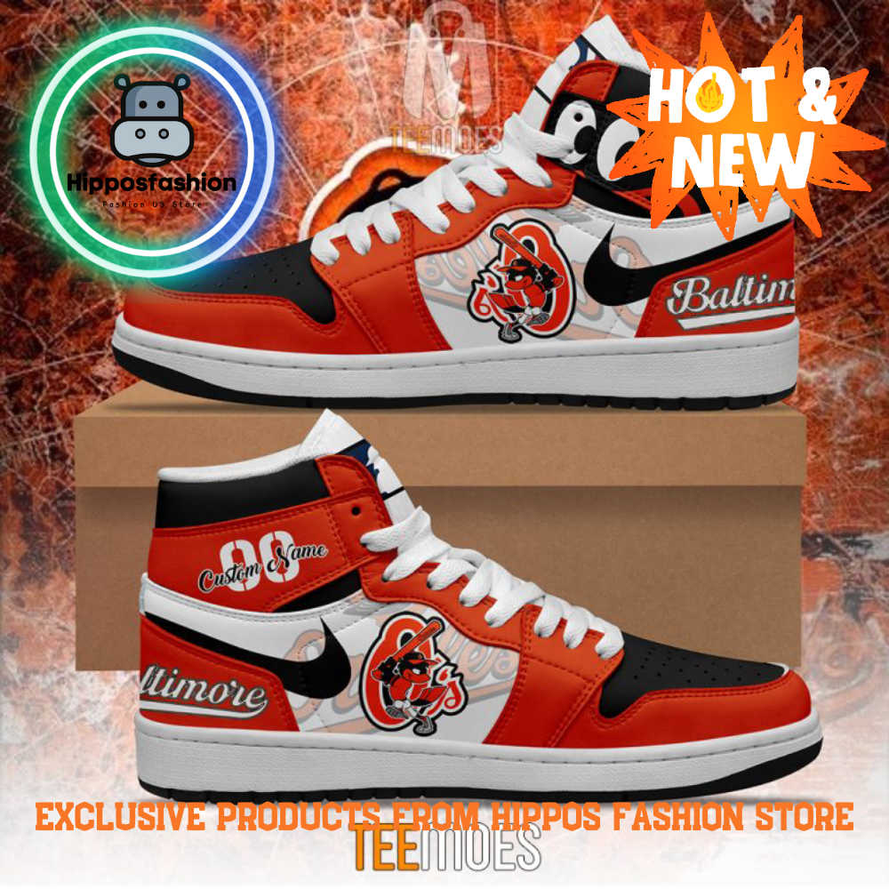 Baltimore Orioles MLB Customized Air Jordan Sneakers Shoes oMJfh.jpg