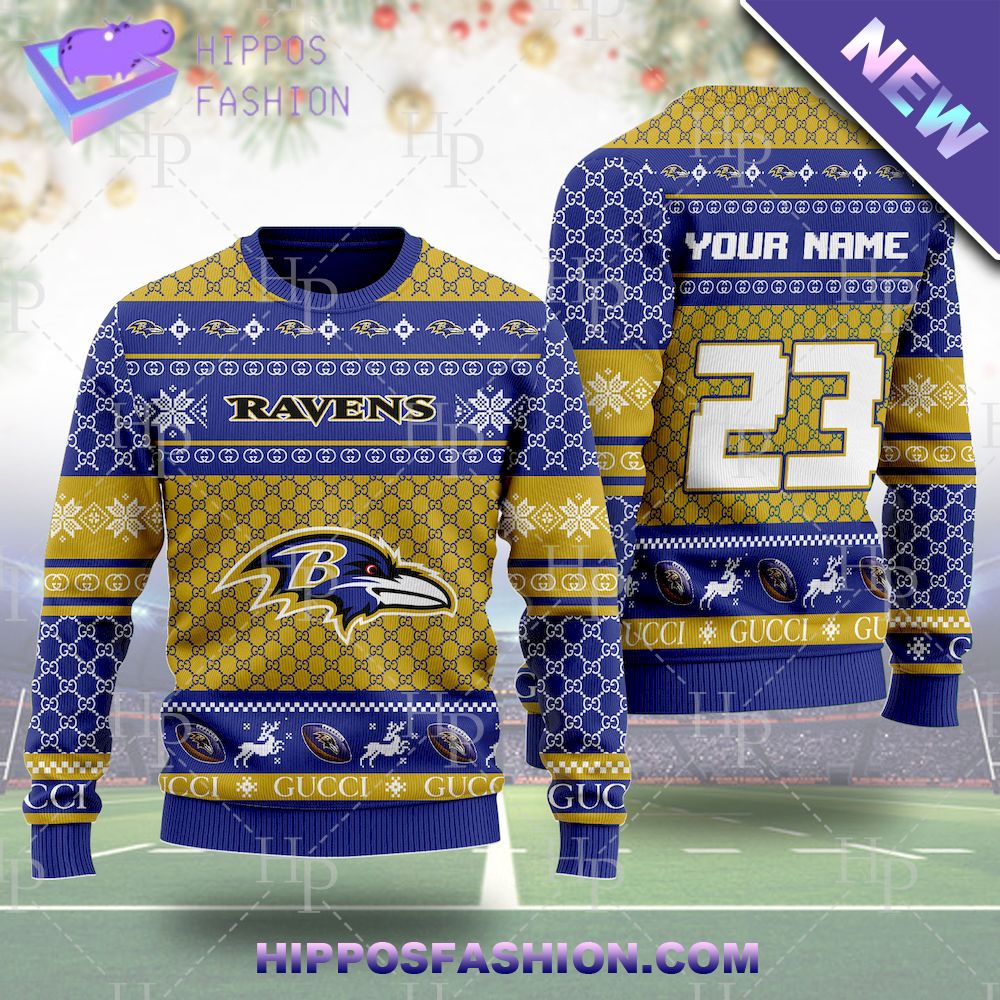 Baltimore Ravens Gucci Sweater