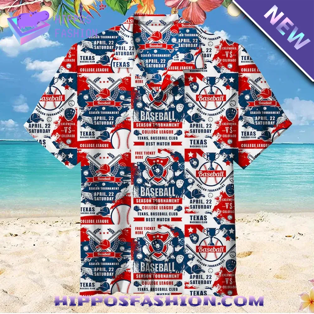 Baseball Game Hawaiian Shirt