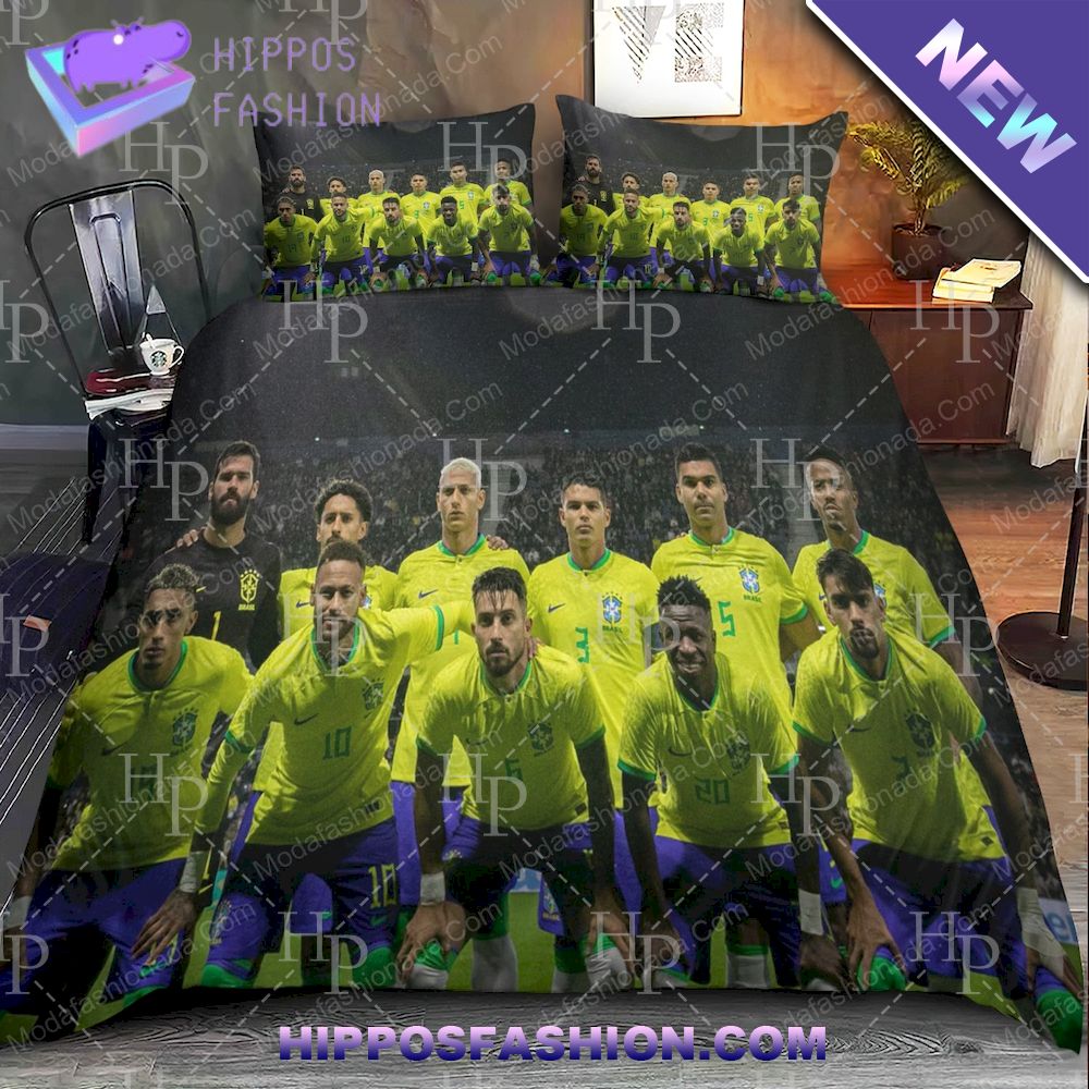 Brazil National Football Team Squad Bedding Sets