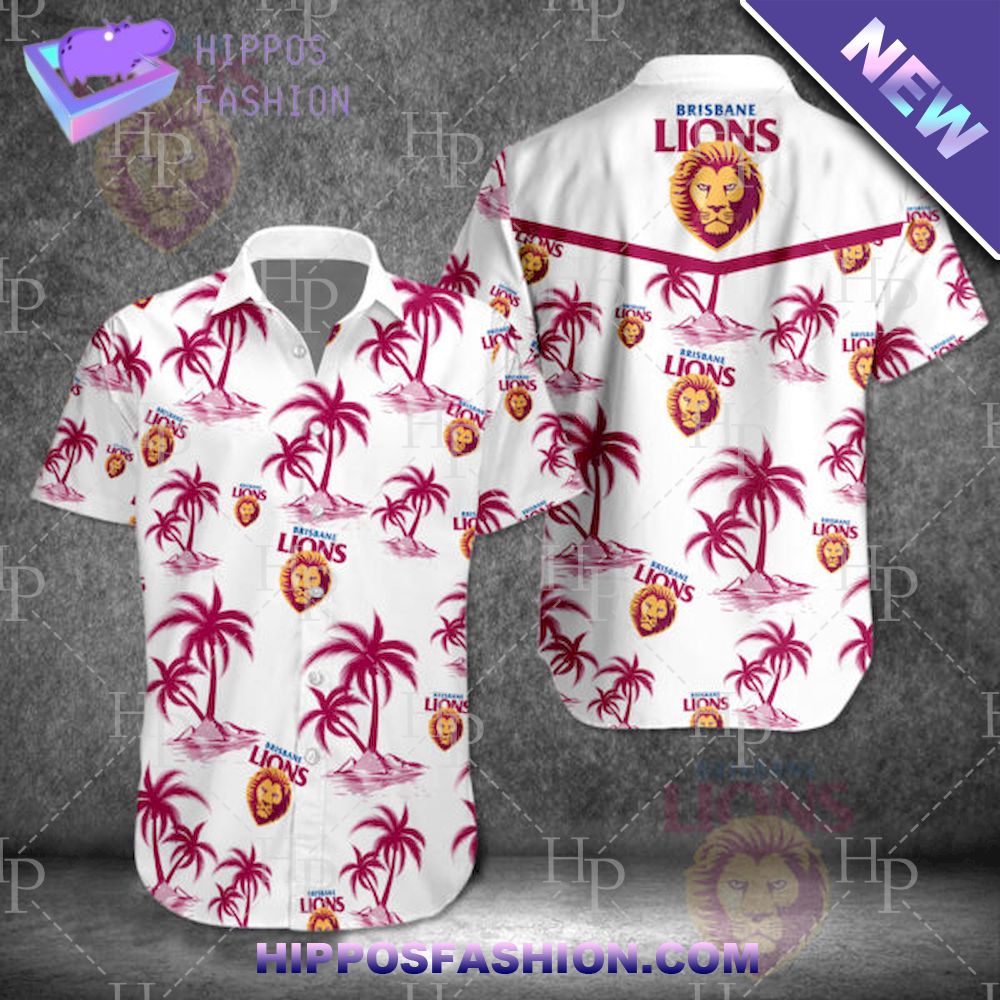 Brisbane Lions FC Hawaiian Shirt
