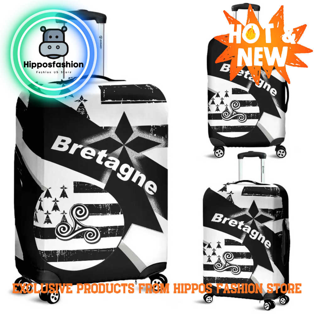Brittany Celtic Brittany Celtic Triskelion Luggage Cover Xog.jpg
