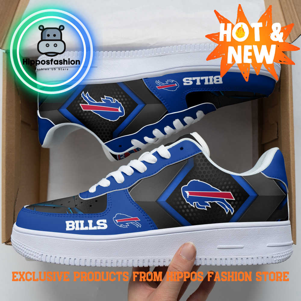Buffalo Bills Black Blue Air Force Sneakers WbJEI.jpg