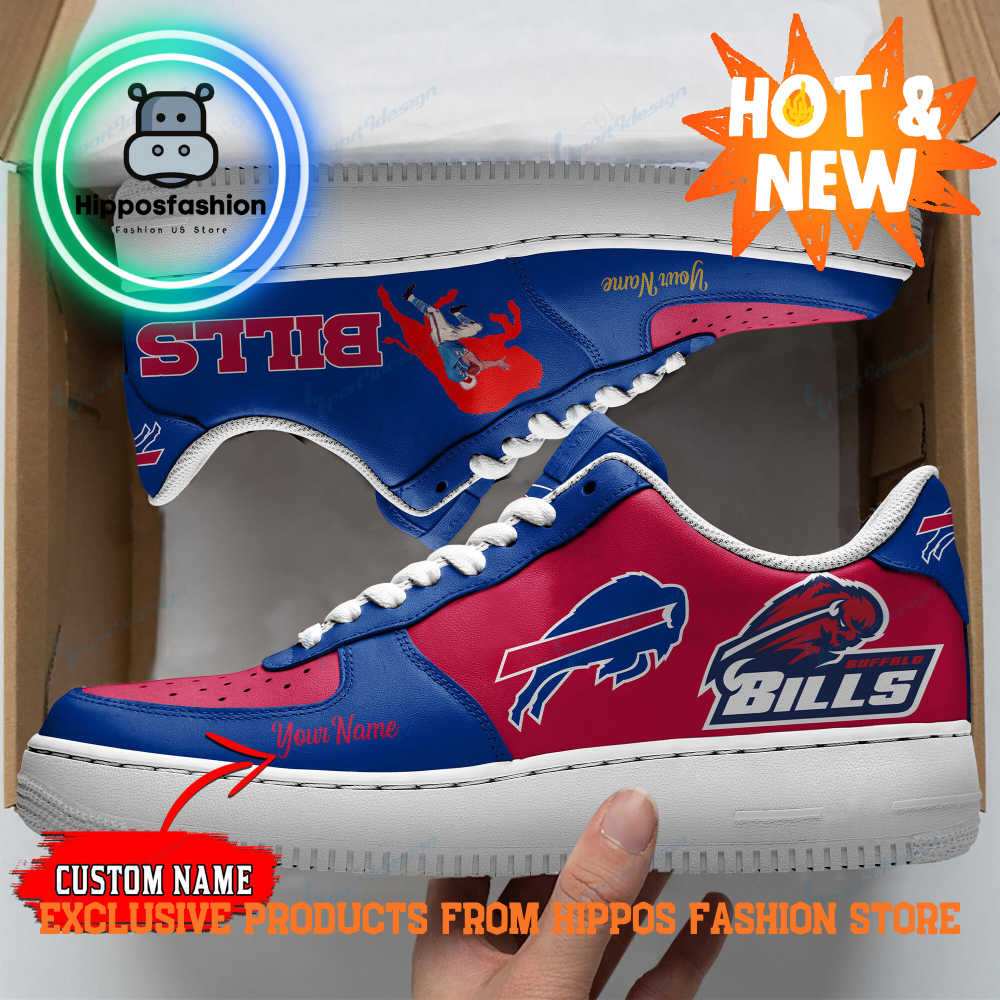 Buffalo Bills Blue Red Personalized Air Force Sneakers zkNd.jpg