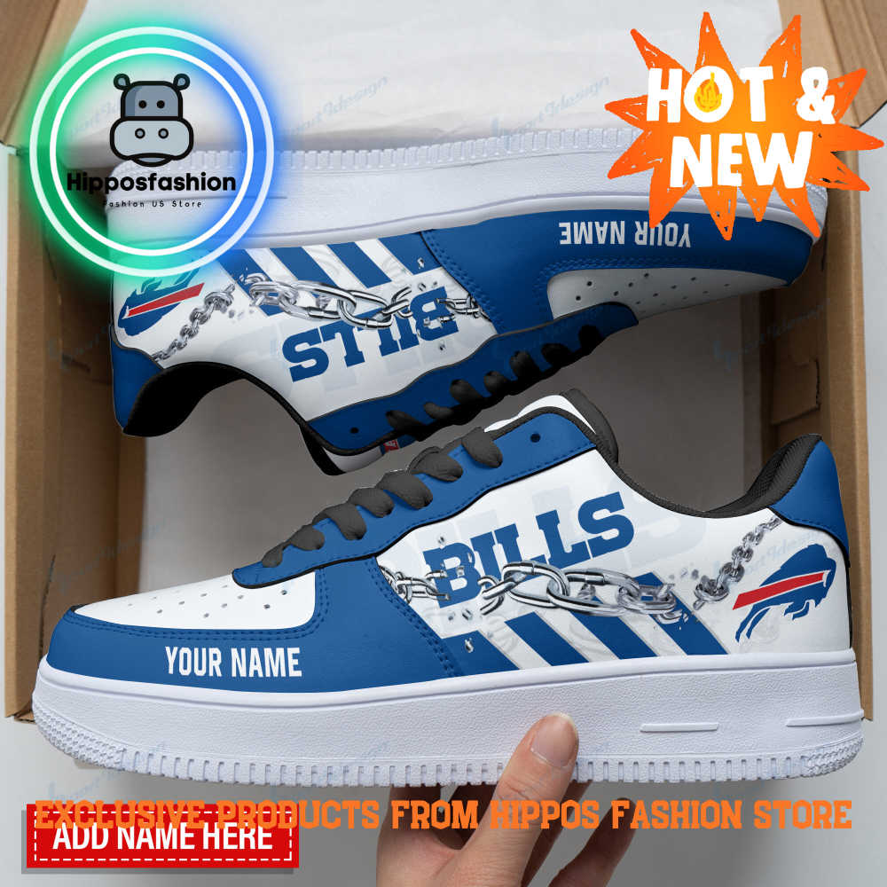 Buffalo Bills Blue White Personalized Air Force Sneakers CHM.jpg