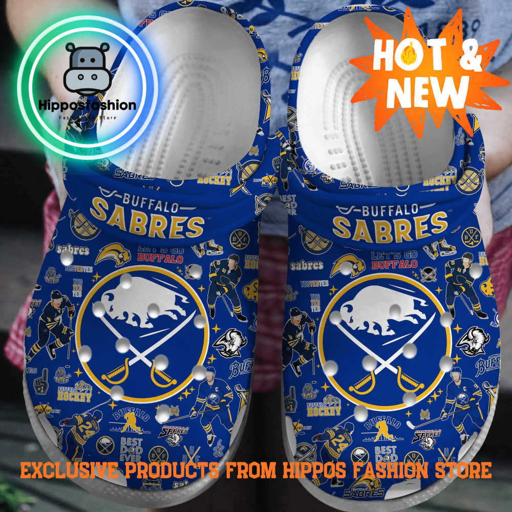 Buffalo Sabres NHL Sport Personalized Crocs Shoes
