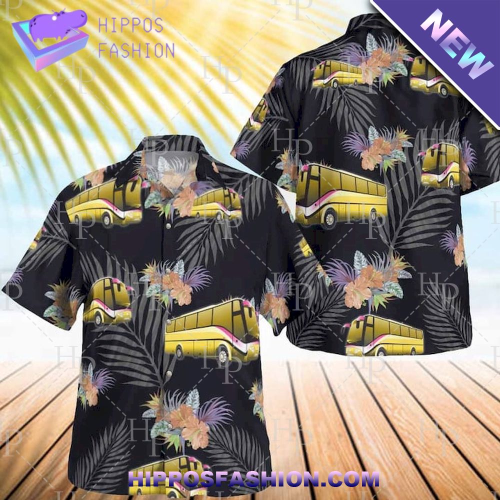 Bus Driver Custom Summer Vibes Hawaiian Shirt