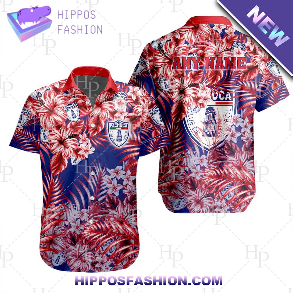 CF Pachuca Personalized Liga MX Aloha Hawaiian Shirt