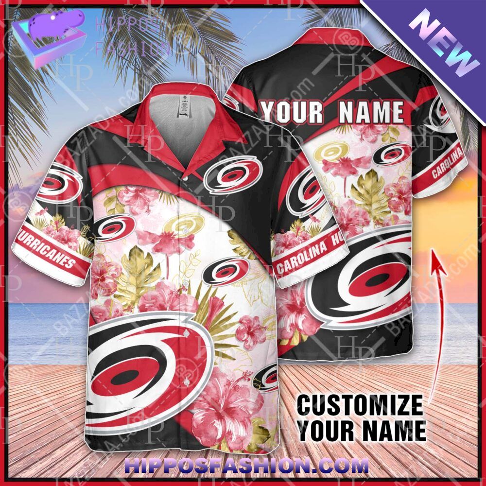 Carolina Hurricanes National Hockey League NHL Personalized Hawaiian Shirt