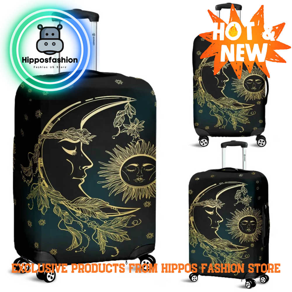 Celtic Wicca Sun Moon Luggage Cover bPAa.jpg